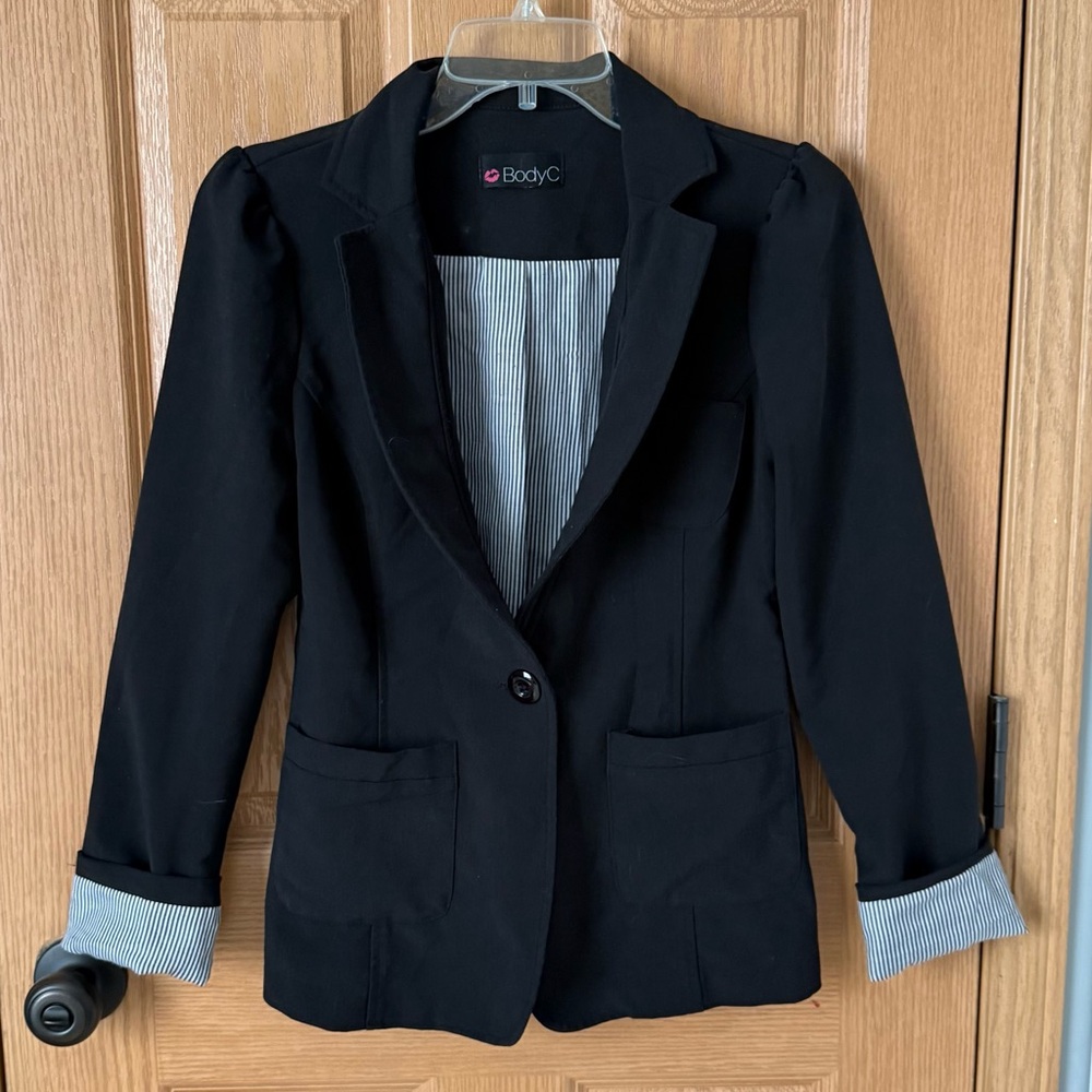 Black Women's Blazer Jacket